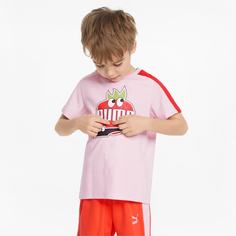 Детская футболка FRUITMATES Kids Tee Puma