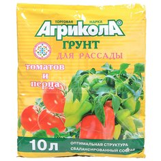 Грунт для томатов и перцев, 10 л, 3.34 кг, Агрикола