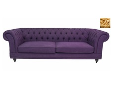 Диван neylan purple желтый (mak-interior) желтый 240x72x98 см.