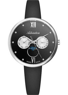 Швейцарские наручные женские часы Adriatica 3733.5286QF. Коллекция Moonphase