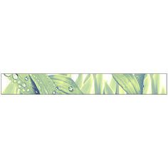 Декоры и бордюры для ванной бордюр настенный 40,5х5 ЭЛАРА триумф, листья Azori