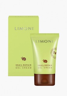 Крем для лица Limoni восстанавливающий / Увлажняющий гель для лица / Муцин улитки / Гиалуроновая кислота / Snail Repair Gel Cream, 50 мл