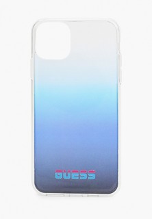 Чехол для iPhone Guess 11 Pro Max, California PC/TPU Gradient Blue