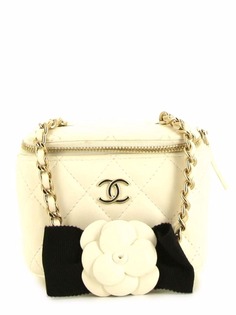 Chanel Pre-Owned стеганая косметичка