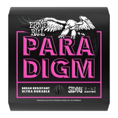 2023 Super Slinky Paradigm Electric Guitar Strings - 9-42 Gauge Ernie Ball