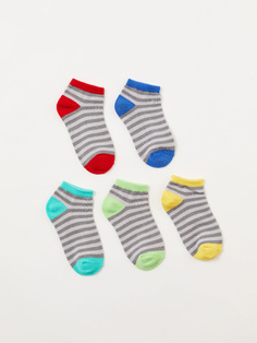 Набор из 5 пар носков для мальчиков (принт, 14-16) Sela