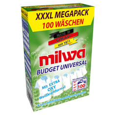 Средства для стирки белья порошок стиральный MILWA Budget Universal Oxi 7,5кг