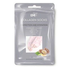 Маска-лосьон носки для ног Collagen Socks EMI