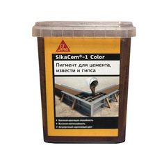 Добавки к смесям сухим специальные краситель SIKA SikaCem 1 Color для бетона и растворов 1кг красный, арт.614052