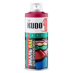 Краски и эмали аэрозольные специальные эмаль KUDO Ral 6005 для металлочерепицы 520мл зеленый мох, арт.ЭК000117786