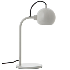 Лампа настольная ball (frandsen) серый 16x34x24 см.