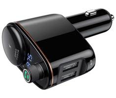 Автомобильное зарядное устройство Baseus Locomotive Bluetooth MP3 Vehicle Charger (CCALL-RH01) Black