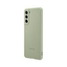 Чехол Samsung для Galaxy S21 FE, Silicone Cover, Olive Green (EF-PG990TMEGRU)