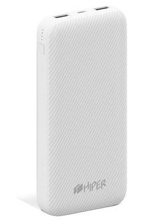 Внешний аккумулятор HIPER SPX20000 Li-Pol 20000mAh 3A+3A+3A 2xUSB 1xType-C белый