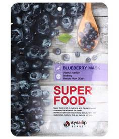 ENL SUPER FOOD Маска для лица тканевая EYENLIP SUPER FOOD BLUEBERRY MASK 23мл