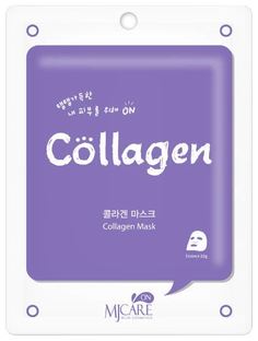 Маска тканевая для лица с коллагеном Mijin Cosmetics MJ on Collagen mask pack 22 г