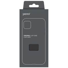 Клип-кейс PERO софт-тач для Samsung A03S черный ПЕРО
