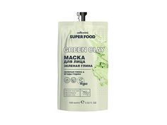 Маска для лица Cafemimi SUPER FOOD Зеленая глина 100 мл (дой-пак)