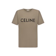 Хлопковая футболка Celine