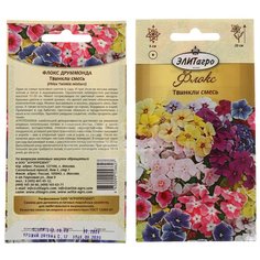 Семена Цветы, Флокс друммонд, Твинкли смесь, 0.1 г, цветная упаковка, ЭлитАгро