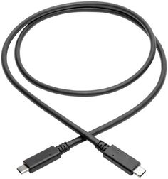 Кабель Tripplite U420-003-G2-5A USB Type-C (m) USB Type-C (m) 0.9м черный