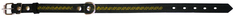 Ошейник для собак 1311Ч HIGHT LINE 15 мм вышивка длина до 32 см черный Zooexpress
