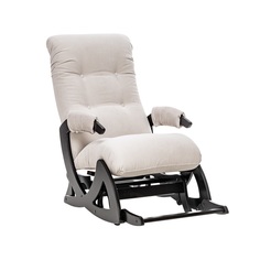 Кресло-глайдер балтик (комфорт) серый 60x95x109 см. Milli