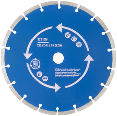 Диск отрезной алмазный MOS сегментный (сухая и влажная резка) 230х2,4х7,0х22,2 мм 37215М