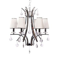 Люстра Подвесная люстра Lumina Deco Glamour LDP 66247-6 WT+CHR