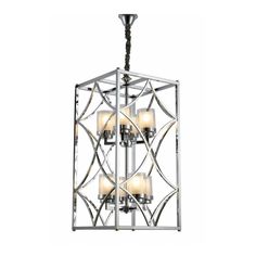 Люстра Подвесная люстра Lumina Deco Quadrato LDP 1223-8 CHR