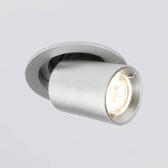 Спот Встраиваемый светодиодный спот Elektrostandard 9917 LED 10W 4200K серебро a052450