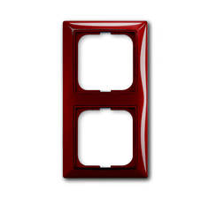 Рамка 2-постовая ABB Basic55 foyer-красный 2CKA001725A1517
