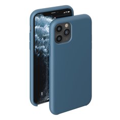 Чехол Deppa Liquid Silicone Case для Apple iPhone 11 Pro синий картон 87294