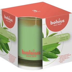 Свеча в стекле арома True scents зеленый чай 798 МЛ Bolsius