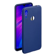 Чехол Deppa Gel Color Case для Xiaomi Redmi 7 (2019) синий PET белый 87144