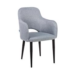 Кресло ledger сканди грей чёрн (r-home) серый 48x87x59 см.