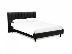 Кровать queen ii sofia l (ogogo) черный 176x100x215 см.