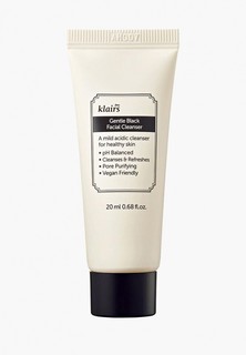 Пенка для умывания Dear, Klairs Gentle Black Deep Cleansing Foam, 20 мл