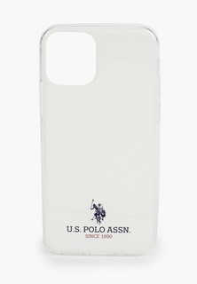 Чехол для iPhone U.S. Polo Assn. 11 Pro, PC/TPU Logo Small horse White