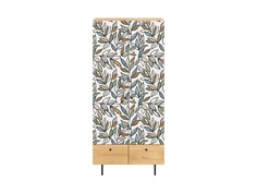 Шкаф frida (ogogo) серый 90x197x60 см.