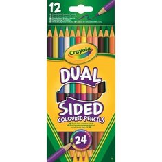 Набор двухсторонних карандашей Crayola, 12 штук