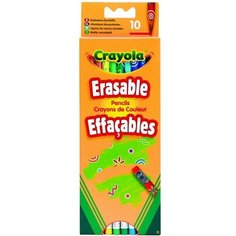 Набор цветных карандашей Crayola с корректорами, 10 штук