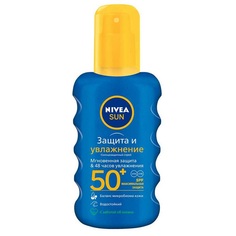 NIVEA Спрей для тела увлажняющий солнцезащитный Защита и увлажнение SPF 50+