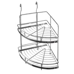 Полка на рейлинг для посуды, угловая, двойная, 25х23х43 см, Vetta, CWJ201F, 481029