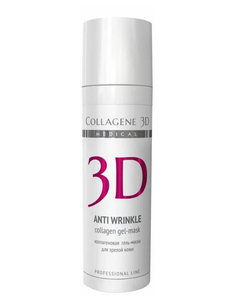 Гель-маска COLLAGENE 3D Anti Wrinkle с плацентолью 30 мл