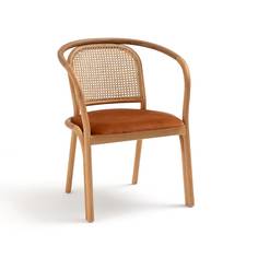 Кресло для столовой joana (laredoute) коричневый 60x79x55 см.