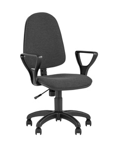 Кресло компьютерное престиж (stoolgroup) серый 62x101x59 см.
