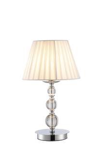 Настольная лампа feels (moderli) серебристый 44 см.