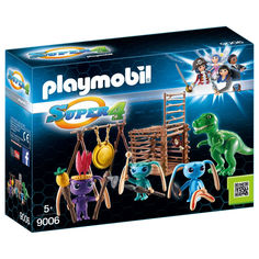 Playmobil Конструктор Инопланетный воин с Т-рекс ловушкой