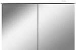 Зеркальный шкаф AM.PM SPIRIT 2.0 с LED-подсветкой, 100 см, цвет: белый, глянец (M70AMCX1001WG) Am.Pm.